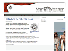 Tablet Screenshot of markenmesser.de